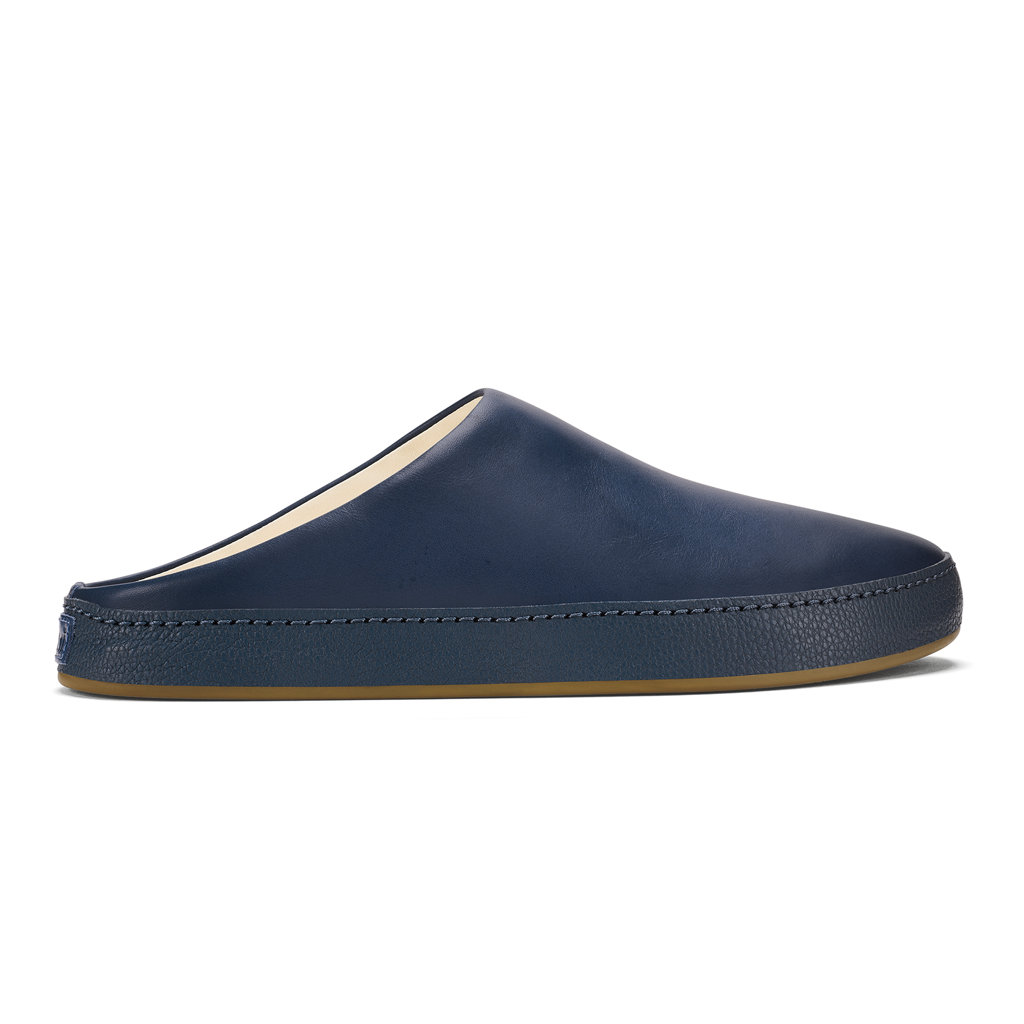 H  mani Men's Leather Mules - Mist