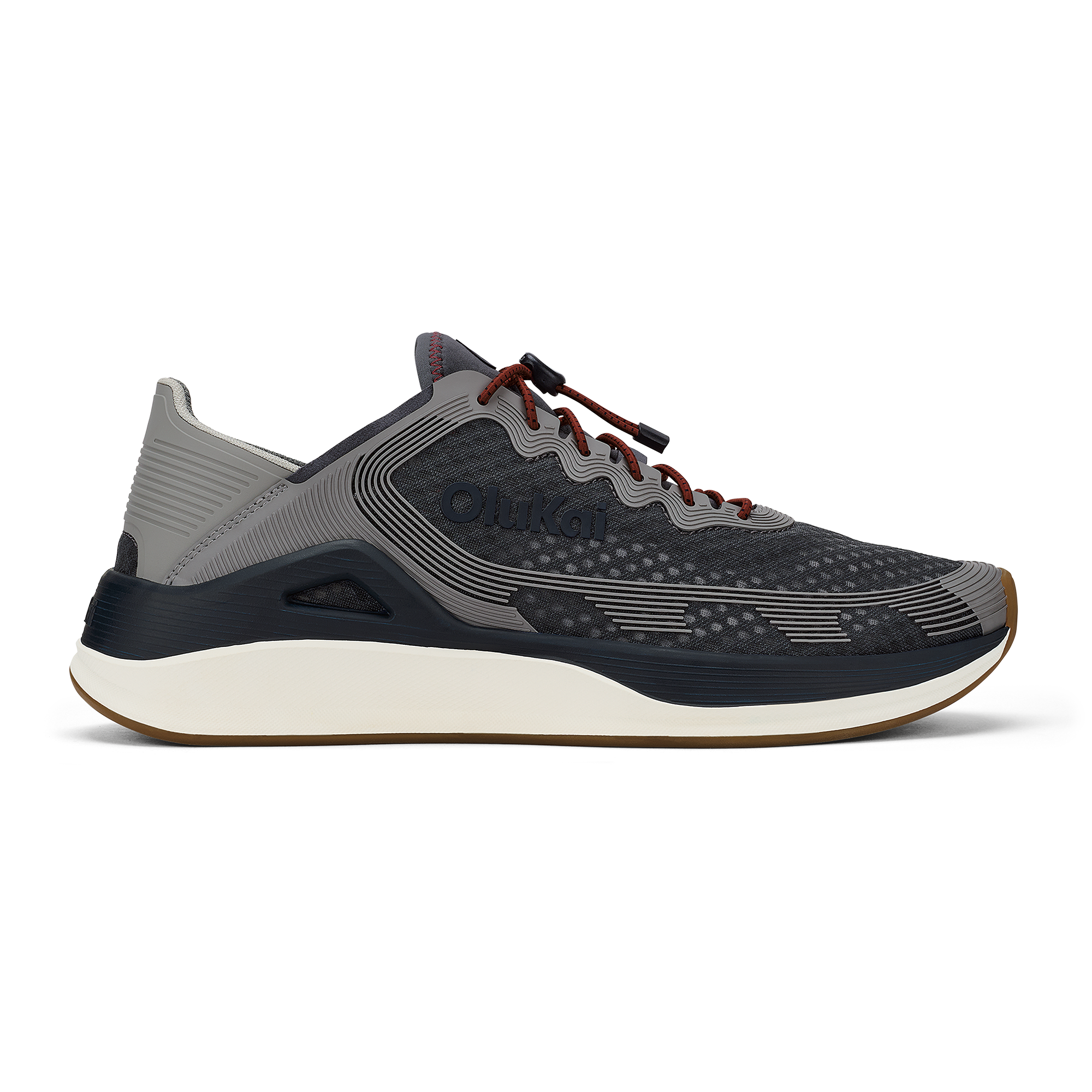 'Ahi Men's Water Boat Shoes - Rock / Ash