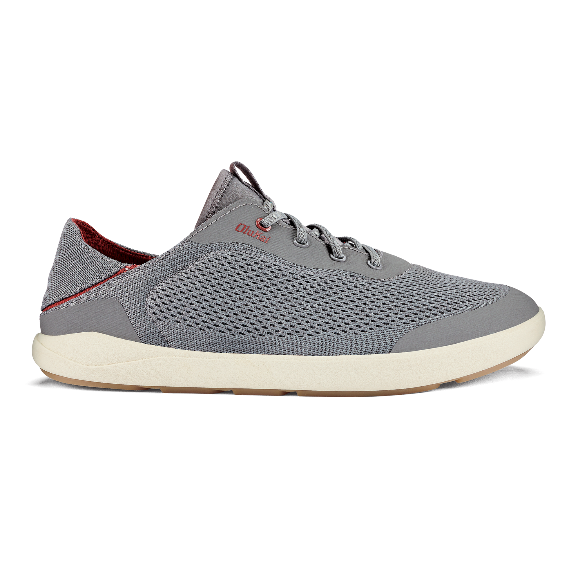 Moku Pae Men's Boat Shoes - Poi / Red Ochre