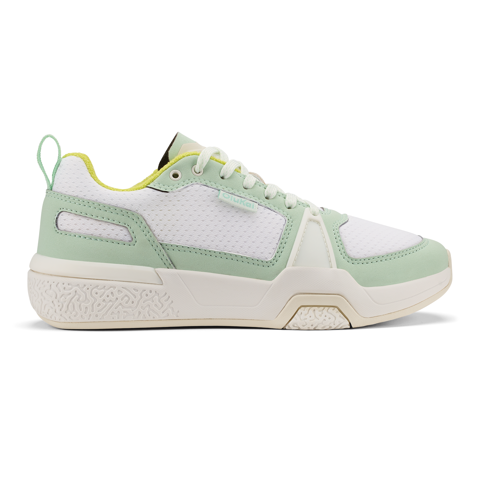 'Anau Women's Pickleball Shoes - Bright White / Pale Mint