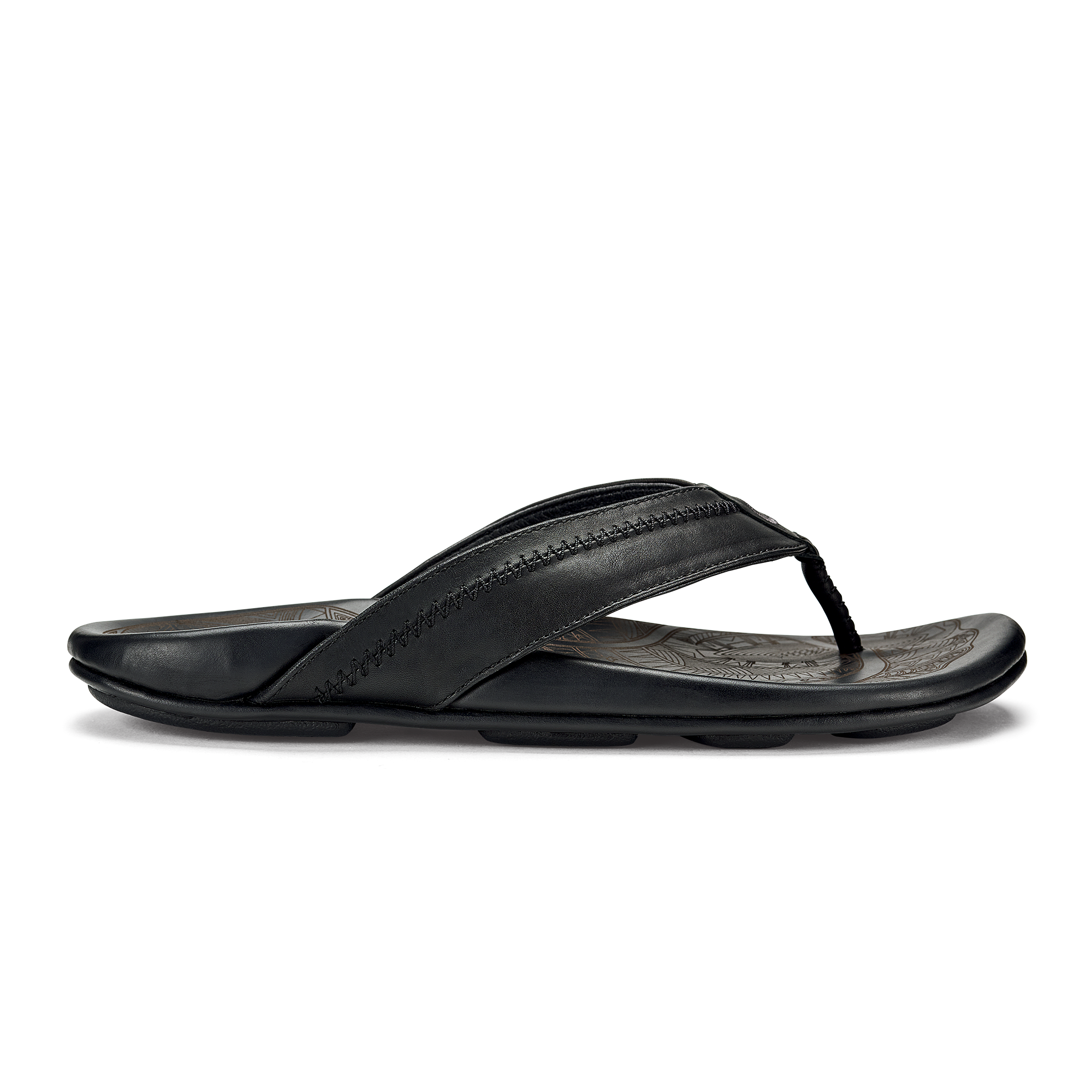 Hiapo - Lava Rock Men's Leather Beach Sandals