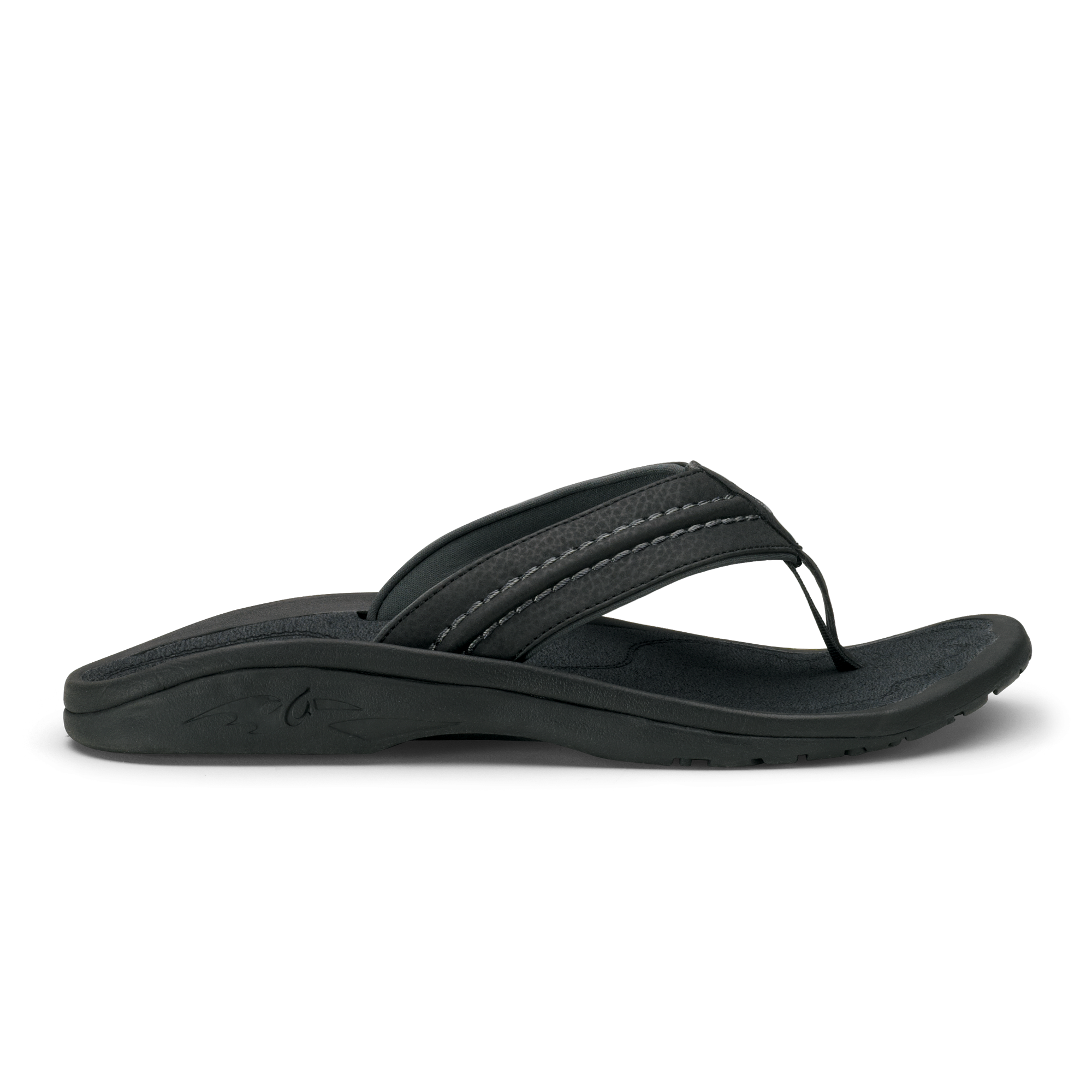 Hokua Men's Beach Sandals - Dark Wood