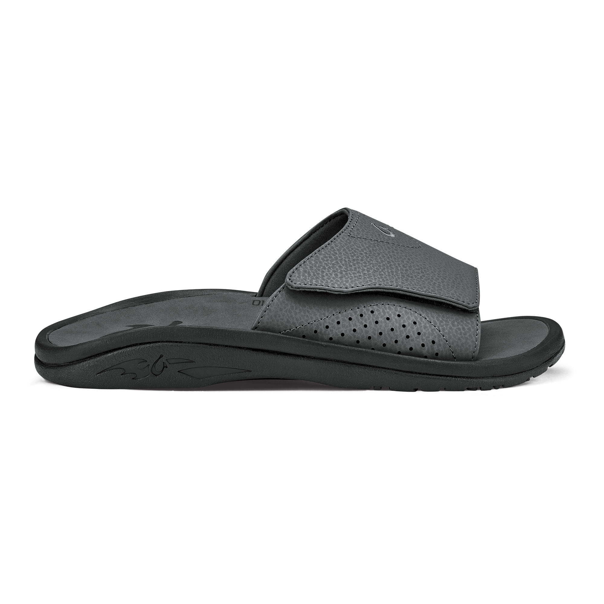 OluKai Nalu Slide - Dark Shadow - 9