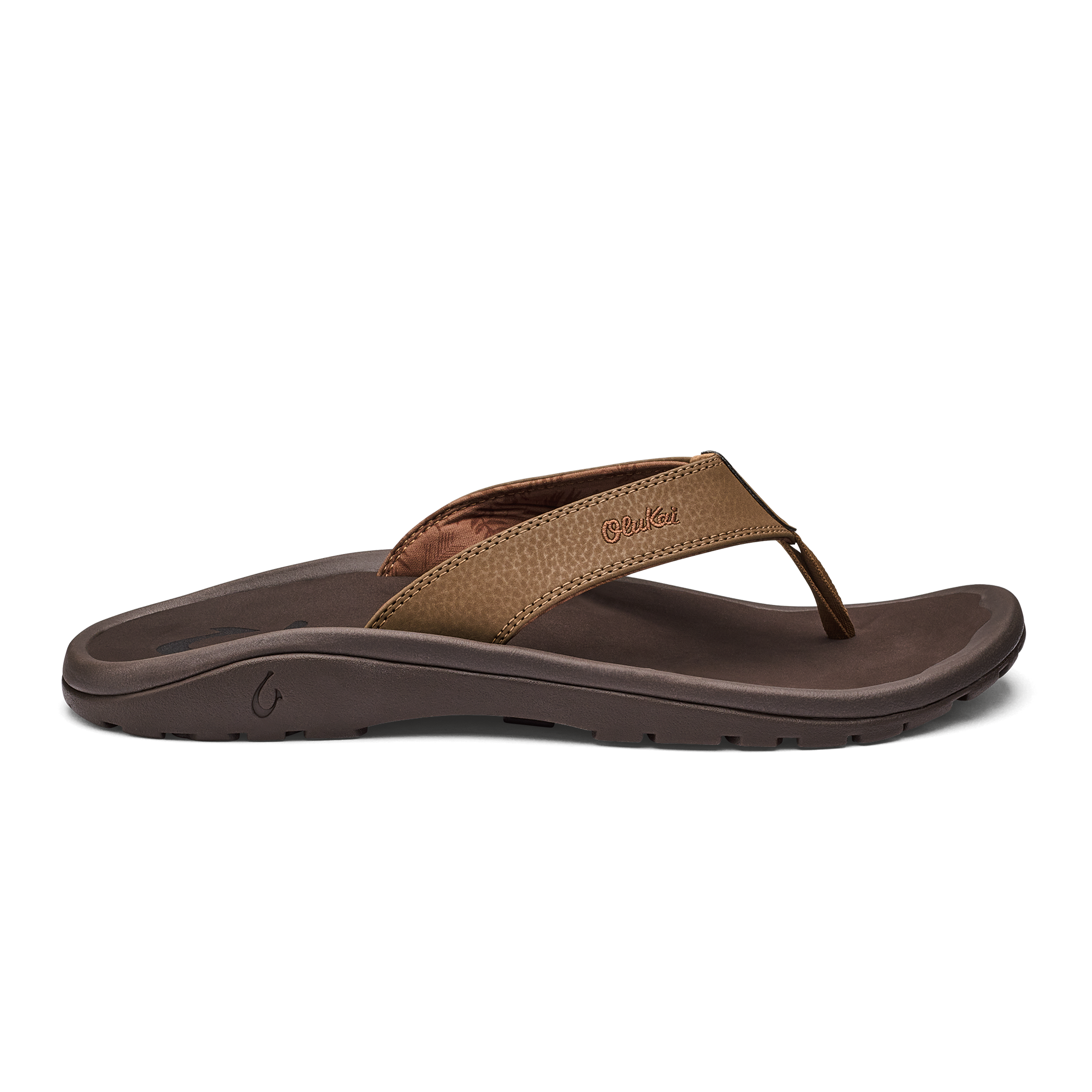 'Ohana Men's Best Selling Beach Sandals - Tan / Dark Java