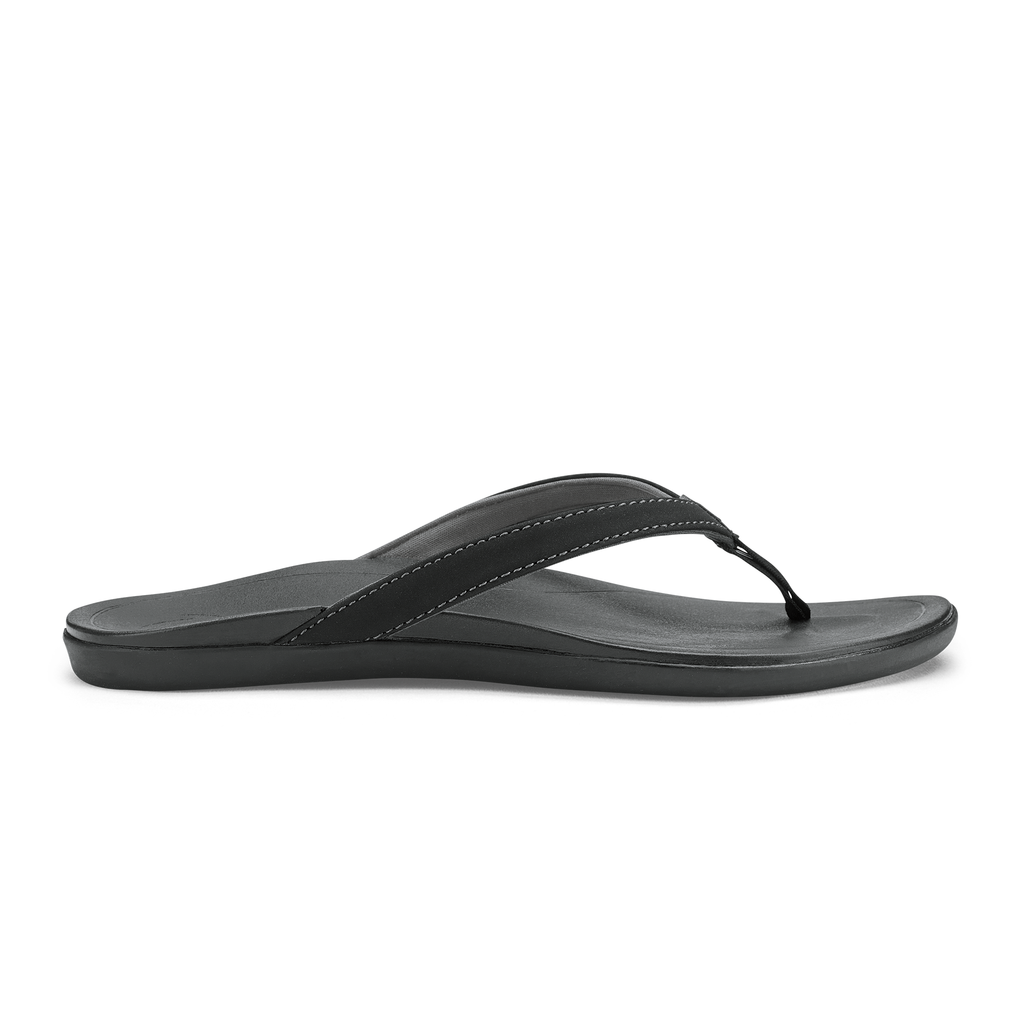 Ho'  pio Women's Everyday Beach Sandals - Onyx